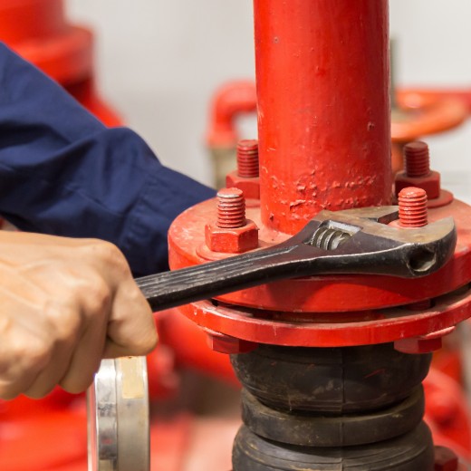 Repairs made to an industrial pipe